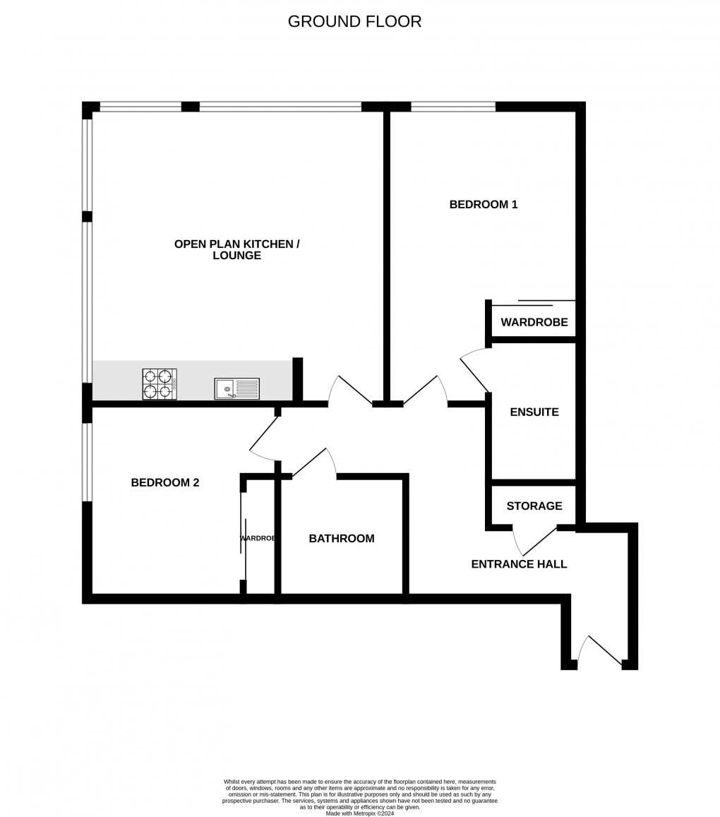 Floorplan for George Street, Birmingham