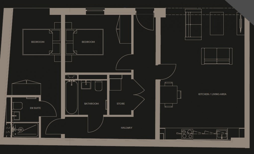 Floorplan for Digbeth, Birmingham