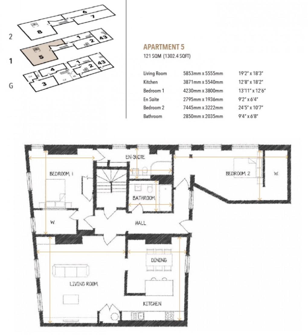 Floorplan for Caroline Street, Birmingham