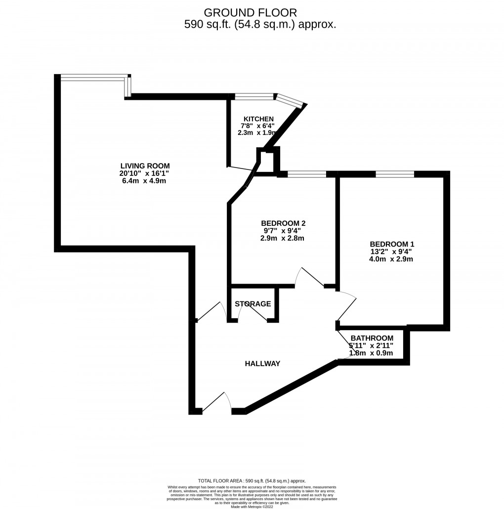 Floorplan for Townsend Way, Birmingham