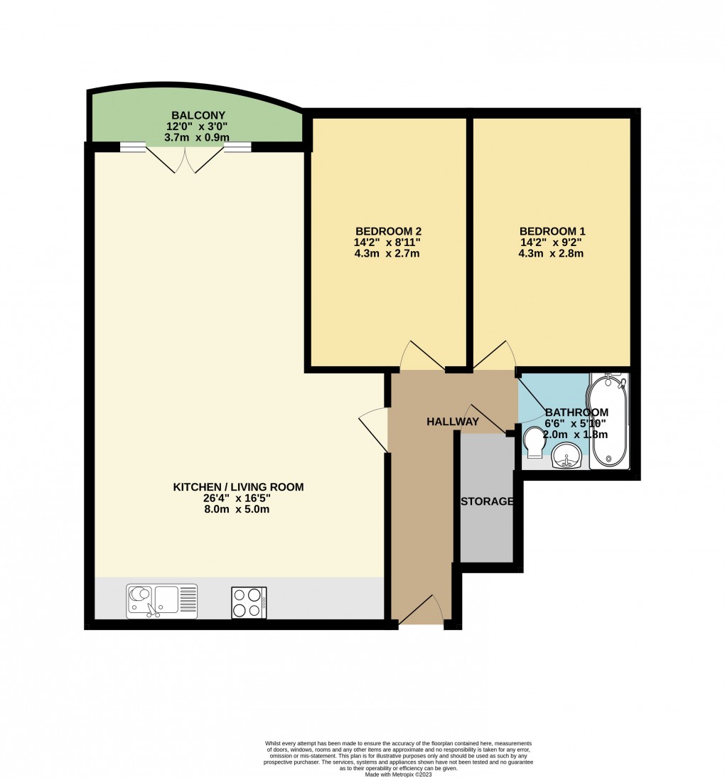 Floorplan for Masshouse Lane, Birmingham