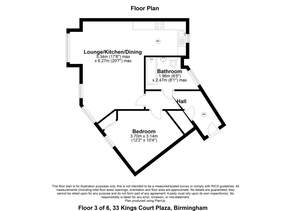 Floorplan for Townsend Way, Birmingham