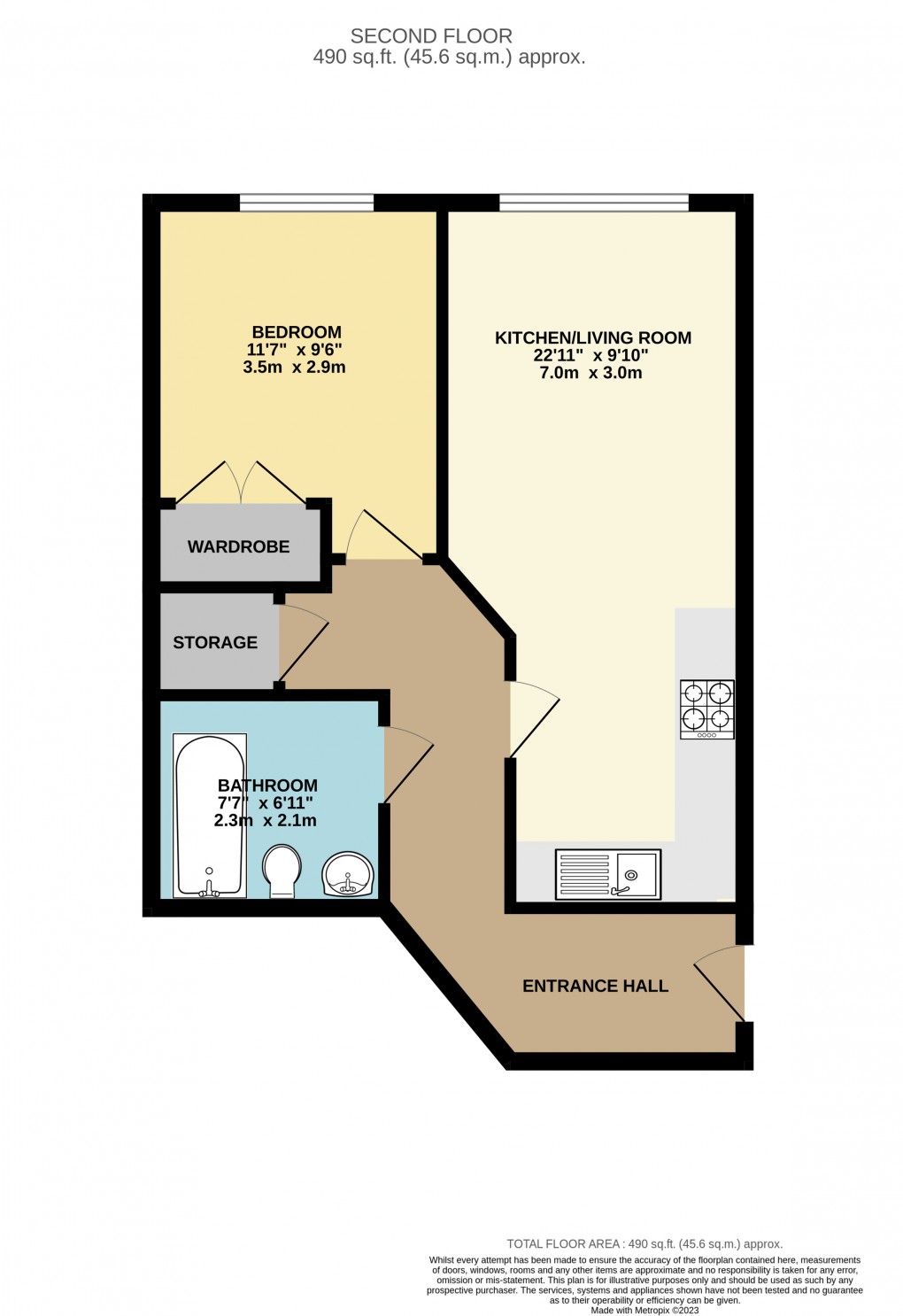 Floorplan for Granville Street, Birmingham