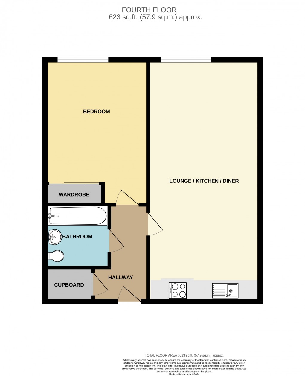 Floorplan for Sherborne Street, Birmingham