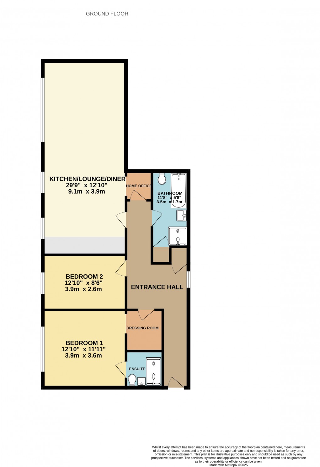 Floorplan for Graham Street, Birmingham