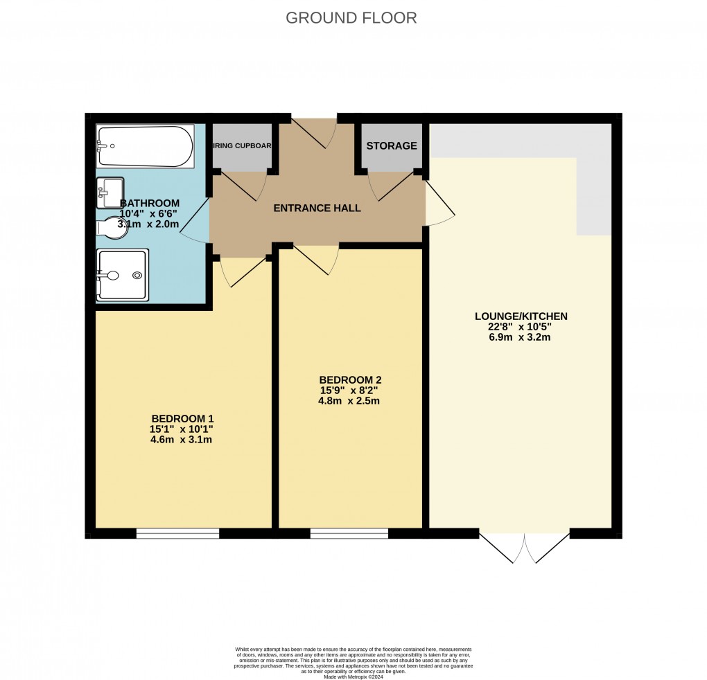 Floorplan for Warstone Lane, Birmingham