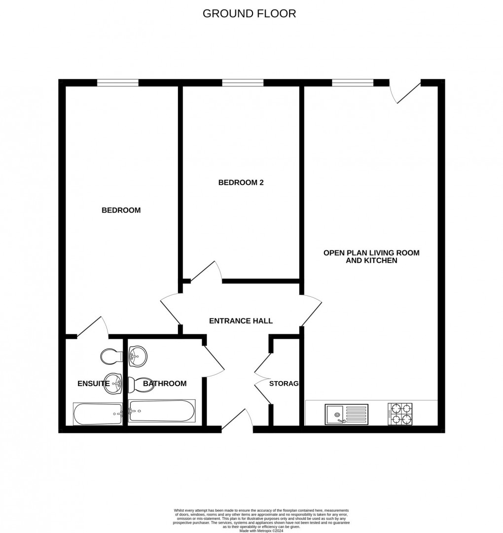 Floorplan for Ryland Street, Birmingham