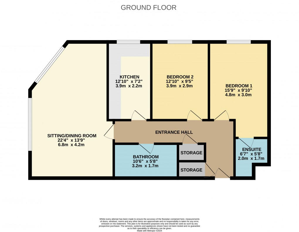 Floorplan for George Street, Birmingham