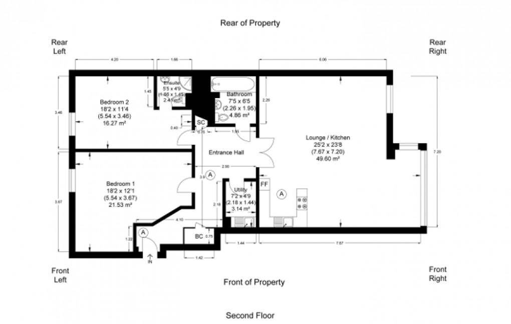 Floorplan for Sheepcote Street, Birmingham