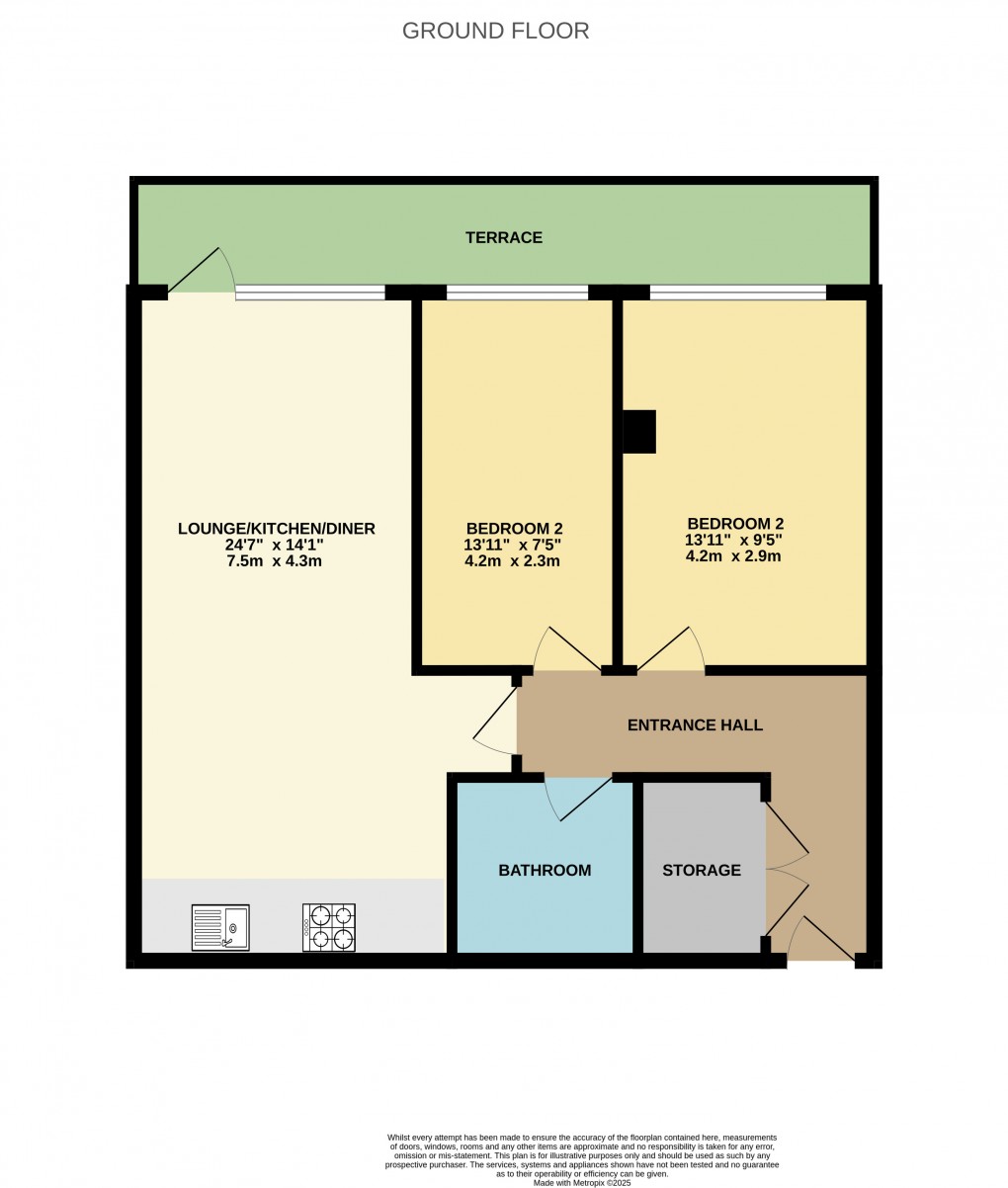 Floorplan for Pope Street, Birmingham