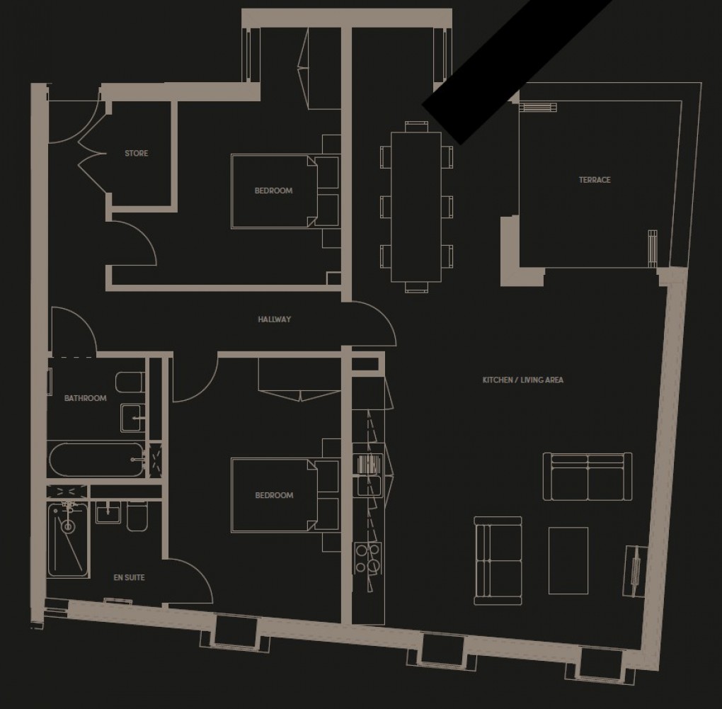 Floorplan for Digbeth, Birmingham